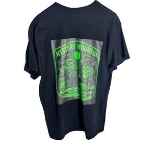 Mystery Mountain moonshine Appalachian gothic skull graphic unisex T shirt
